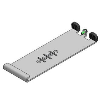 Ergonomic Solutions INGEN DESK/5000 MULTIGRIP PLATE, BLACK